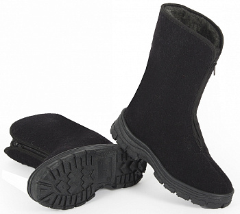 Сапоги женские Войлочные ПВХ (арт.8-42-4) черный — купить в SIZ-ON