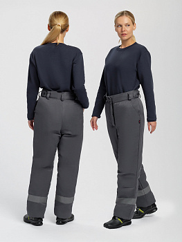 Брюки зимние женские Кнейд СОП (тк.Смесовая,210), т.серый — купить в SIZ-ON