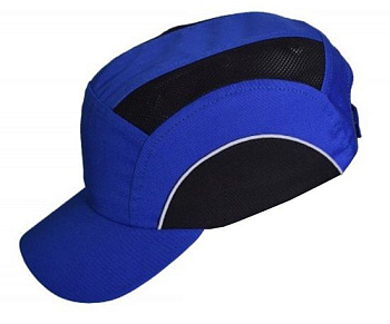 Каскетка защитная с СОП, васильково-черный — купить в SIZ-ON