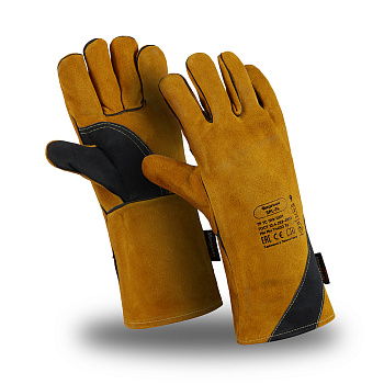 Перчатки Manipula Specialist® Флагман (спилок/джинса+флис), SPL-74/TG-692 — купить в SIZ-ON