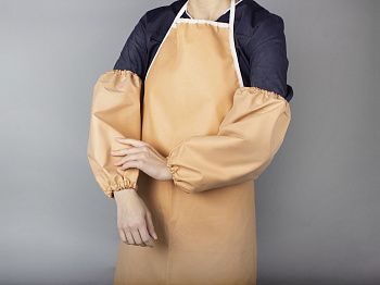 Нарукавники влагозащитные Fisherman's WPL (тк.Диагональ-прорезиненная, 550), оранжевый — купить в SIZ-ON