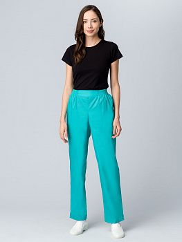 Брюки женские Классик (тк.ТиСи), бирюзовый — купить в SIZ-ON