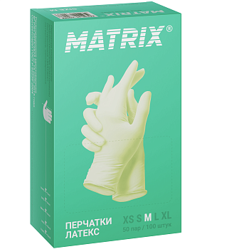 Перчатки Matrix Mild Touch Latex (50 пар) — купить в SIZ-ON