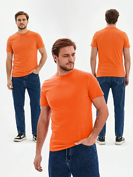 Футболка ProfLineBase (тк.Трикотаж,160), оранжевый/2 — купить в SIZ-ON
