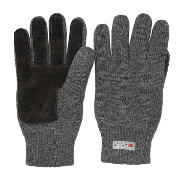 Перчатки утепленные ProfLineSpecialist (Полушерсть/спилок), серый — купить в SIZ-ON