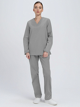 Костюм женский Хаспфуд-База (тк.ТиСи,120), серый — купить в SIZ-ON