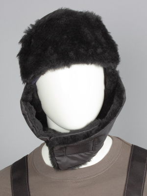 Шапка Евро Ушанка, черный — купить в SIZ-ON