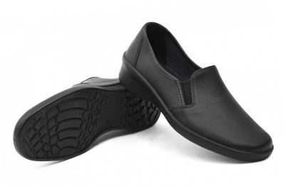 Туфли женские нат.кожа ПУ, черный — купить в SIZ-ON