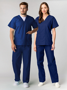 Костюм хирурга (тк.ТиСи), т.синий — купить в SIZ-ON