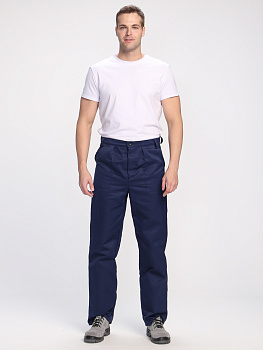 Брюки Лигор (тк.Смесовая,210), т.синий — купить в SIZ-ON