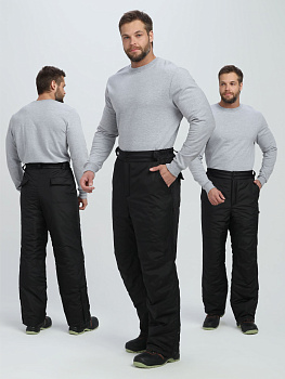 Брюки зимние Европа CH (тк.Дюспо), черный — купить в SIZ-ON