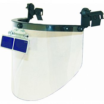 Щиток защитный РОСОМЗ™ КБТ ВИЗИОН TITAN с козырьковыми очками ОК3 4-7, 80353 — купить в SIZ-ON