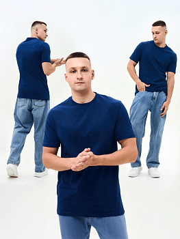 Футболка ProfLineBase (тк.Трикотаж,160), т.синий — купить в SIZ-ON