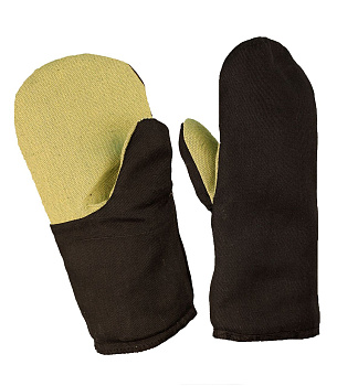 Рукавицы утепленные с брезентовым наладонником (диагональ/брезент/ватин/спанбонд — купить в SIZ-ON