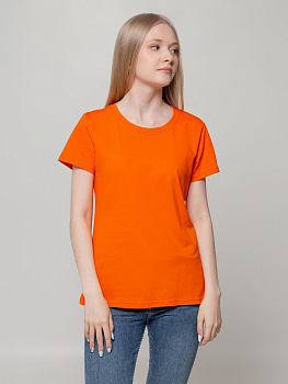 Футболка женская T-bolka Lady, оранжевый — купить в SIZ-ON