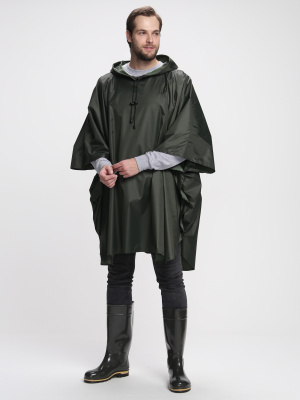 Плащ-пончо влагозащитный, хаки