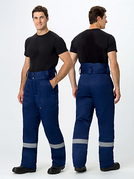 Брюки зимние Квайл СОП (тк.Смесовая,210), т.синий — купить в SIZ-ON