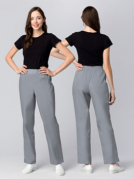 Брюки женские Классик (тк.ТиСи), серый — купить в SIZ-ON