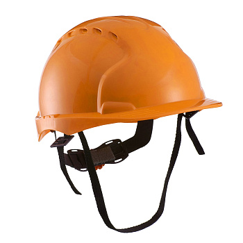 Каска защитная с вентиляцией (с храповиком), оранжевая — купить в SIZ-ON
