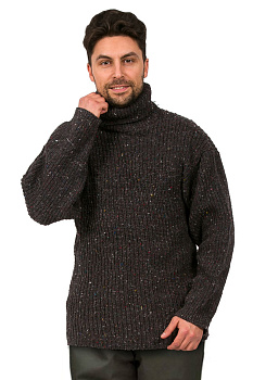 Свитер для рыбака (тк.Шерсть/Акрил,800), серый — купить в SIZ-ON