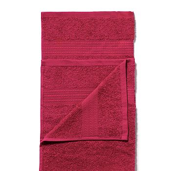 Полотенце махровое (50х90), бордовый — купить в SIZ-ON