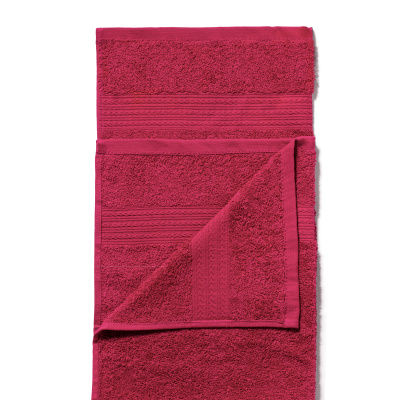 Полотенце махровое (50х90), бордовый — купить в SIZ-ON