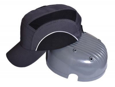 Каскетка защитная с СОП, т.серый-черный