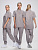 Костюм женский MedLine Ева (тк.Смесовая,145), св.серый