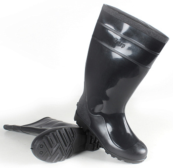 Сапоги мужские ПВХ двухкомпонентные, черный (арт.С-40)