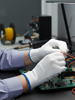 Перчатки ProfLineBase нейлоновые, белый — купить в SIZ-ON