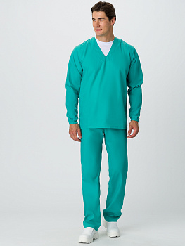 Костюм мужской Хаспфуд-База (тк.ТиСи,120), бирюзовый — купить в SIZ-ON