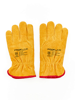 Перчатки спилковые утепленные ProfLineBase — купить в SIZ-ON