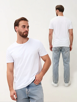 Футболка ProfLineBase (тк.Трикотаж,160), белый — купить в SIZ-ON