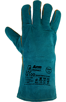 Краги спилковые ArmProtect с усилением швов и подкладкой, SK100 — купить в SIZ-ON