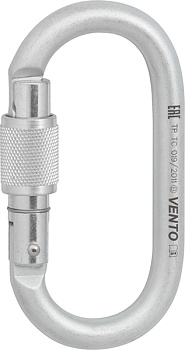 Карабин VENTO™ Стальной Овал с муфтой keylock, vpro 0013/1013 — купить в SIZ-ON