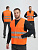 Жилет сигнальный ProfLineBase с пуговицами и карманами (тк.Полиэфир,100), оранжевый