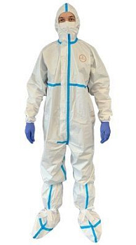Комбинезон с бахилами Противоэпидемический MASK PROTECT+ (РУ) — купить в SIZ-ON