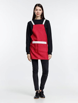 Фартук Settle In, красный — купить в SIZ-ON