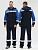 Костюм антистатический Алиот-2 (тк.Смесовая,250 МВО) п/к, т.синий/васильковый