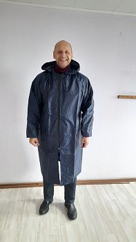 Плащ влагозащитный Нептун (тк.Нейлон/ПВХ,230), синий — купить в SIZ-ON
