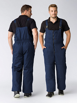 Полукомбинезон зимний Флофт Премиум (тк.Смесовая,240), т.синий — купить в SIZ-ON