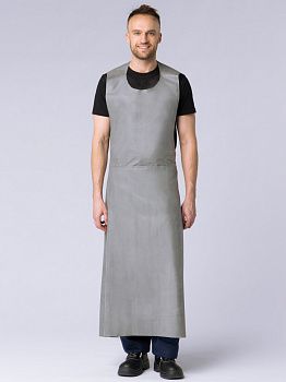 Фартук с КЩС-пропиткой тип В (тк.Хлопок-прорезиненый,500), серый — купить в SIZ-ON