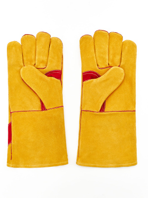 Перчатки спилковые термозащитные ProfLineLeader