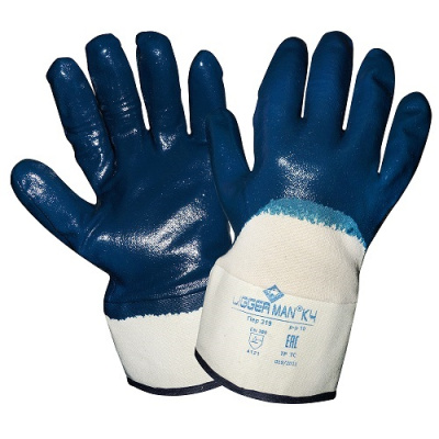 Перчатки DIGGERMAN КЧ (джерси+нитрил), ПЕР319 — купить в SIZ-ON