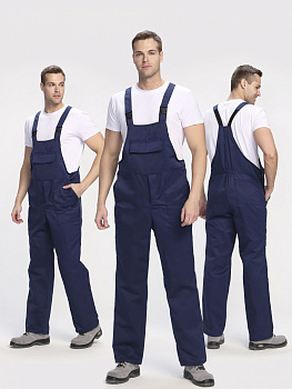 Полукомбинезон Лигор (тк.Смесовая,210), т.синий — купить в SIZ-ON