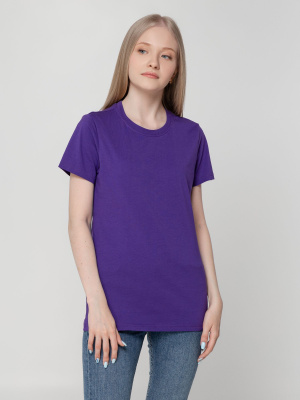 Футболка женская T-bolka Lady, фиолетовый — купить в SIZ-ON