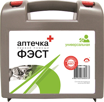 Аптечка ФЭСТ универсальная футляр из полистирола 210х210х70 (арт.1644) — купить в SIZ-ON