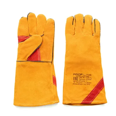 Перчатки (краги) спилковые термозащитные ProfLineLeader — купить в SIZ-ON